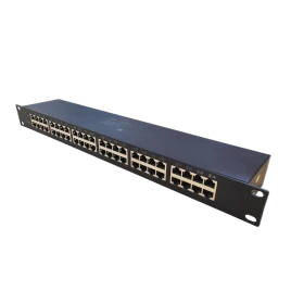 Устройство грозозащиты Gigabit Ethernet PoE на 24 канала/ Устройство грозозащиты Gigabit Ethernet PoE на 24 канала. Тип разъемов: RJ45(8P8C). Поддержка PoE IEEE 802.3af/at/bt до 90W. Скорость передачи данных: 10/100/1000 Мбит/c. Защищаемые пины: 1,2,3,6 4