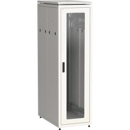 ITK Шкаф сетевой 19" LINEA N 42U 600х1000 мм стеклянная передняя дверь серый