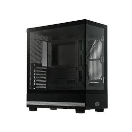 Корпус без блока питания/ Case PCCooler C3 Q500 BK, Midi-Tower, TG, no fans, 1xUSB 3.0 + 1xUSB 2.0 + 1xUSB-C, ATX, mATX, mITX Black