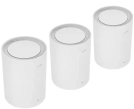 Wi-Fi Mesh-система/ AX1800 Wi-Fi 6 Mesh Solution 3-Pack, Chipset MediaTek, Dual-Band, 802.11ax/ac/a/b/g/n,  1201Mbps at 5GHz + 574Mbps at 2.4GHz, 2 Gigabit Ethernet Ports, 4 internal antennas,  MU-MIMO, DDNS, Zerotier/Wireguard/OpenVPN/IPSec/L2TP/PPTP VPN