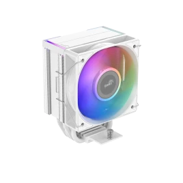 Кулер для процессора/ CPU Cooler SAMA X40L WH (220W, 4-pin PWM, 133.5mm, 4x6mm, ARGB, 1x100mm, 56.6CFM, 31.2dBA, 2600RPM, S: 1851/1700/1200/115X, AM5/AM4, white)