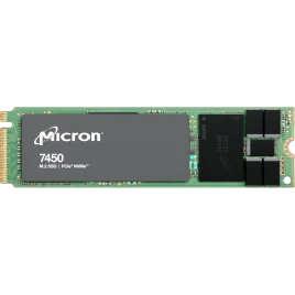 Серверные твердотельные накопители/ Micron SSD 7450 PRO, 480GB, M.2(22x80mm), NVMe, PCIe 4.0 x4, 3D TLC, R/W 5000/700MB/s, IOPs 280 000/40 000, TBW 800, DWPD 1 (12 мес.)