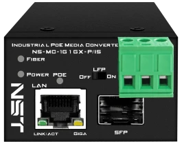 Промышленный компактный Ultra PoE медиаконвертер Gigabit Ethernet/ Промышленный компактный Ultra PoE медиаконвертер Gigabit Ethernet, SFP 1000Мбит/c, RJ45 10/100/1000Мбит/c, поддержка LFP. Порт PoE: до 90W (IEEE 802.3af/at/bt). Автоматическое определение