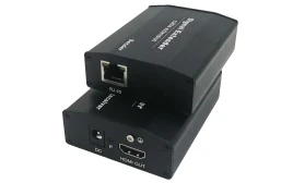 HDMI удлинитель по сети Ethernet/ HDMI удлинитель по сети Ethernet. Разрешение видео - 1920x1080 (60Гц). Формат видоесжатия - Н.265(HEVC). Глубина цвета - 24/30/36 Бит. HDMI 1.3, HDCP 1.2. Расстояние передачи "передатчик - приемник" - до 170м. П
