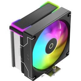 Кулер для процессора/ CPU Cooler Ocypus Delta A40 SE BK ARGB (190W, 4-pin PWM, 147mm, Al/Cu, 4x6mm, ARGB, 1x120mm, 60CFM, 31dBA, 1800RPM, S: 1851/1700/1200/115X, AM5/AM4, black)