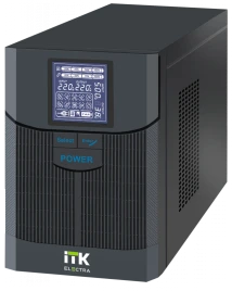 ITK ELECTRA LT ИБП 1кВА/0,8кВт с АКБ 2х7AH USB Schuko