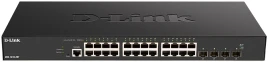 Коммутатор/ DXS-1210-28T Smart L2+ Switch 24x10GBase-T, 4x25GBase-X SFP28, CLI, RJ45 Console