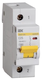 KARAT Авт. выкл. ВА47-100 1P C 25А 10кА IEK