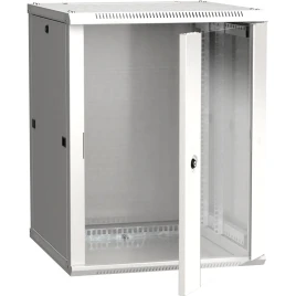 ITK Шкаф LINEA W 18U 600x600 мм дверь стекло, RAL7035
