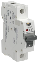 ARMAT Авт. выкл. без тепл. расц. M10N-MA 1P C 63А IEK