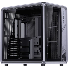 Корпус без блока питания/ Case JONSBO BO400, Midi-Tower, TG, no fan, 2xUSB-A 3.0 + 1xUSB-C 3.2, ATX, mATX, mITX Grey