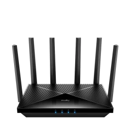 Маршрутизатор/ BE6500 1G Dual Band Wi-Fi 7 Mesh Router, Chipset Broadcom, 802.11be/ax/ac/a/b/g/n, 5764Mbps at 5GHz + 688Mbps at 2.4GHz, 1 x 1Gbps WAN Port, 4 x 10/100/1000Mbps Ports, 6 x 5dBi fixed antennas, WiFi router/AP/ Repeater/WISP Mode, PPTP/L2TP/O