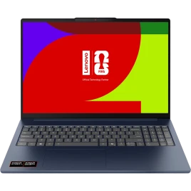 Ноутбук/ Lenovo IdeaPad Slim 5 16AGP11 16"(1920x1200 OLED)/AMD Ryzen AI 7  445(4Ghz)/32768Mb/1024PCISSDGb/noDVD/Int:AMD Radeon 840M/Cam/BT/WiFi/60WHr/war 1y/1.69kg/cosmic blue/noOS + 65W, RU kbd