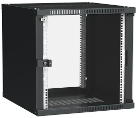 ITK Шкаф LINEA WE 12U 600x450мм дверь стекло черный