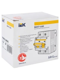 KARAT Авт. выкл. ВА47-100 2P C 40А 10кА IEK