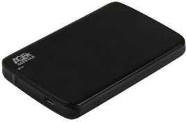Внешний корпус для HDD/SSD AgeStar 31UB2A12C SATA USB3.1 пластик/алюминий черный 2.5" [31UB2A12C]