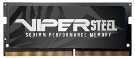 Оперативная память DDR4 16Gb 2666MHz Patriot PVS416G266C8S Viper Steel RTL PC4-21300 CL18 SO-DIMM 260-pin 1.2В Ret [PVS416G266C8S]