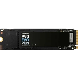 Твердотельные накопители/ Samsung SSD 990 EVO Plus, 2000GB, M.2(22x80mm), NVMe 2.0, NVMe 2.0, PCIe 4.0 x4, V-NAND TLC, R/W 7250/6300MB/s, IOPs 1 000 000/1 350 000, TBW 1200, DWPD 0.3 (12 мес.)