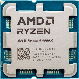 Процессор/ APU AM5 AMD Ryzen 9 9900X (Granite Ridge AM5, 12C/24T, 4.4/5.6GHz, 64MB, 120W, Radeon Graphics) OEM