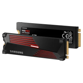 Твердотельный накопитель/ Samsung SSD 990 PRO, 4000GB, M.2(22x80mm), NVMe 2.0, PCIe 4.0 x4, V-NAND TLC, R/W 7450/6900MB/s, IOPs 1 400 000/1 550 000, DRAM buffer 4096MB, TBW 2400, DWPD 0.33, with Heatsink (12 мес.)