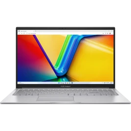 Ноутбук/ ASUS X1504VA-BQ4060 15.6"(1920x1080 (матовый) IPS)/Intel Core 3 100U(1.2Ghz)/16384Mb/512PCISSDGb/noDVD/Int:Shared/Cam/BT/WiFi/42WHr/war 1y/1.7kg/Cool Silver/DOS