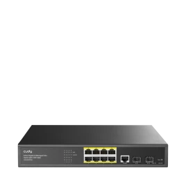 Коммутатор/ 8-Port Layer 2 Managed Gigabit PoE+ Switch with 2 Gigabit SFP Slots, 120W