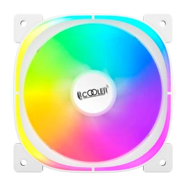 Кулер для корпуса/ Case Cooler PCCooler EF120 ARGB WH (120x120x25mm, 4-pin PWM, ARGB, 37.98CFM, 25.7dBA, 1500RPM, White)