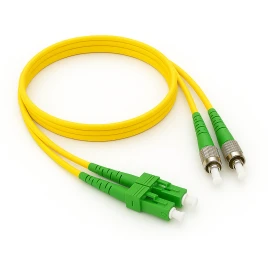 Патч-корд ADVANT ADVOM3-PCD015-SCSC-UU-LA, Duplex, тип волокна: SM 9/125 (OS2). Разъемы: LC/APC-FC/APC. Длина: 15, оболочка: LSZH, диаметр кабеля: 3