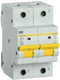 KARAT Авт. выкл. ВА47-150 2P D 63А 15кА IEK