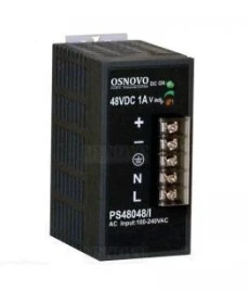 Блок питания/ OSNOVO Промышленный блок питания. DC48V, 1A (48W). Диапазон входных напряжений: AC195-265V