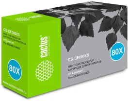 -/ Картридж лазерный Cactus CS-CF280XS CF280X черный (6900стр.) для HP LJ Pro 400/M401/M425