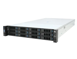Серверная платформа/ 2U 12x NVMe (12-port 3.5"/2.5" PCIe Gen4 Tri-mode backplane), 2x 2.5" SATA hot-swap (rear), 4x 8038 FAN, Acbel 1600W redundant power supply Titanium (C14 inlet), Vega motherboard, DDR5 RDIMM x16, 1x GbE dedicate IPMI, 3