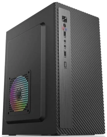 Корпус Accord Entry ACC-2053B черный mATX 1x80mm 1x120mm 2xUSB2.0 audio [ACC-2053B]