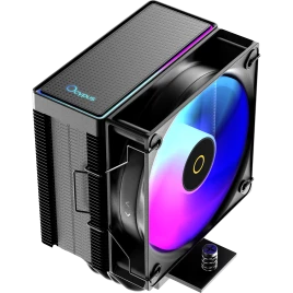 Кулер для процессора/ CPU Cooler Ocypus Gamma A40 BK ARGB (200W, 4-pin PWM, 133mm, Al/Cu, 4x6mm, ARGB, 1x100mm, 41CFM, 29.5dBA, 2400RPM, S: 1851/1700/1200/115X, AM5/AM4, black)