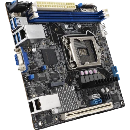 Материнская плата/ P12R-I Mini-ITX, LGA 1200, 2x DDR4 DIMM (to 64GB ECC UDIMM) , 6x USB 3.0 (4 rear) , 6x SATA (4 in MiniSAS HD) , 1x PCIE x16, 1xM.2 2280, LAN 2x 1Gb, Video AST2600, IPMI Option (507604)