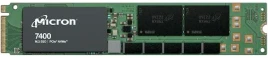 Серверные твердотельные накопители/ Micron SSD 7450 PRO, 960GB, M.2(22x110mm), NVMe, PCIe 4.0 x4, 3D TLC, R/W 5000/1400MB/s, IOPs 520 000/82 000, TBW 1700, DWPD 1 (12 мес.)