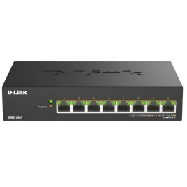 Коммутатор/ Коммутатор, 8x2.5GBase-T PoE 802.3bt 90 Вт, PoE-бюджет 230 Вт, корпус металл