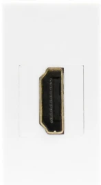 Donel Розетка HDMI, 1мод., бел. (22.5х45мм)