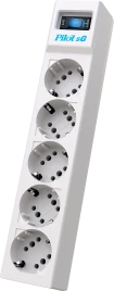 Сетевой фильтр/ Surge protector Pilot SG5 5 outlets (GP), 10A / 2.2kVt, automatic circuit-breaker, 3 m