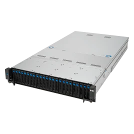 Серверная платформа/ ASUS RS521A-E12-RS24U, 2U, 1 x SP5 LGA 6096 360W, 24 x DDR5 6400/4800*, 24x 3.5'' NVMe hsb + 2x 2.5'' SATA, 2x M.2 22110, up to 1 PCIe Gen5 x8 LP + 1 OCP3.0, 2 x 1GbE RJ-45 LAN Intel i350-AM2 , 1+1 2000W