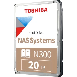 Жесткий диск/ HDD Toshiba N300 NAS SATA3 3.5" 20TB 7200 1024Mb 6Gb/s 1 year warranty (replacement WD202KFGX, WD201KFGX, ST20000NT001, ST20000DM001)