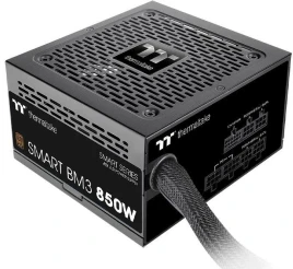Блок питания Thermaltake ATX 850W Smart BM3 Gen.5 80+ bronze (20+4pin) APFC 120mm fan 12xSATA Cab Manag RTL [PS-SPD-0850MNFABE-3]