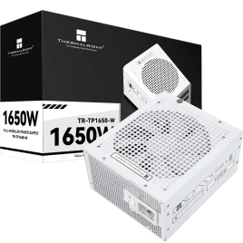 Блок питания 1650W/ Power Supply Thermalright, 1650W 80+ Platinum (ATX, 3.0, PCIe 5.0, Full modular, 1x24(20+4)pin 600mm, 4xCPU 8(4+4)pin, 9xPCIe*2 8(6+2)pin, 2x12VHPWR PCIe 5.0 12+4pin 650mm, 14xSATA, 5xMOLEX4pin, Active, 140x140mm, 170x150x86mm, OPP, OV