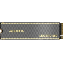 Твердотельный накопитель/ ADATA SSD LEGEND 860, 1000GB, M.2(22x80mm), NVMe 1.4, PCIe Gen 4x4, 3D NAND, R/W 6000/4000MB/s, IOPs н.д./н.д., TBW 320, DWPD 0.2 (5 лет)