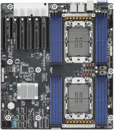 Материнская плата/ ASRock SP2C741D16X-2T, EEB, 2x LGA 4677 5th/4th Gen Intel Xeon Scalable, 16x DDR5 RDIMM, 6x PCIe5.0 x16, 1x PCIe5.0 x8, 2x MCIO (PCIE5.0 x8), 3x OcuLink (PCIE3.0 x4 or 4x SATA), 1x M.2 (PCIe3.0 x4 or SATA 6Gb/s), up to 13 SATA 6Gb/s, 2x