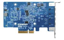 Сетевая карта/ QNAP QXG-10G2T Dual-port BASET 10GbE network expansion card; low-profile form factor; PCIe Gen3 x4