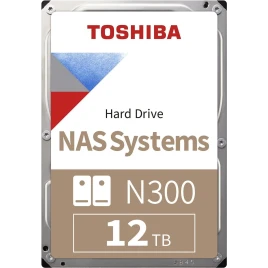 Жесткий диск/ HDD Toshiba N300 NAS SATA3 3.5" 12TB 7200 512Mb 6Gb/s 1 year warranty (replacement ST12000VN0008, WD120EFGX, WD120EFBX, WD101EFBX)