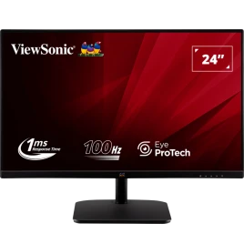 Монитор ViewSonic 23.8" VA2432-MHD-3 черный IPS LED 1ms 16:9 HDMI M/M матовая 1300:1 250cd 178гр/178гр 1920x1080 100Hz VGA DP FHD 2.4кг