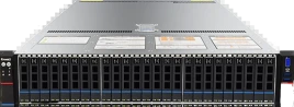 Серверная платформа/ Gooxi SR201-D25RE-G2 2u 25 bay platform with expander backplane, based on AMD 9004; 2x 2.5" rear SAS/SATA; 2x 2.5" rear NVMe ; 2xPCIe 4.0x16; 4xPCIe 4.0x8 ; 2x1300W psu RAIL kits; EU power cables