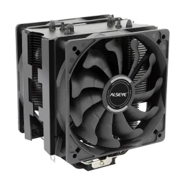 Вентилятор ALSEYE S120D-B Universal, TDP 135W, 2x120FAN, 4 heat pipe, PWM, RTL{20} (874258)